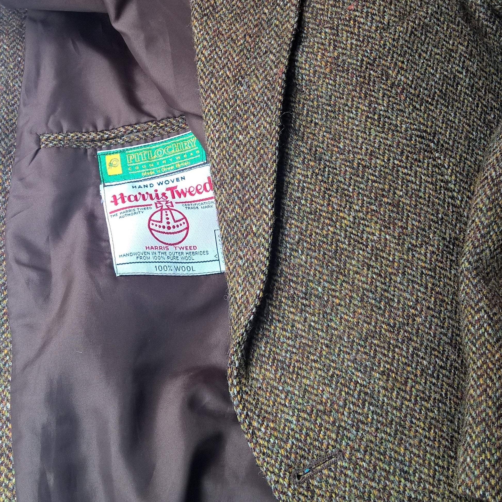 Harris Tweed up-cycled from Vintage jacket