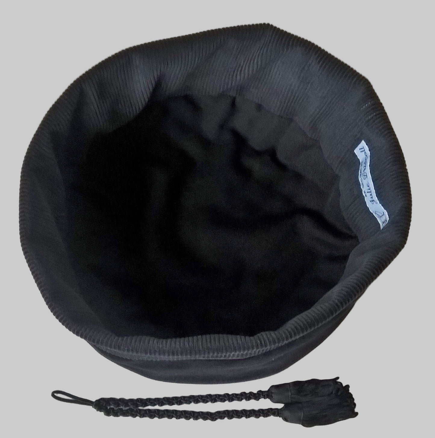 Cotton lining of felted smoking cap