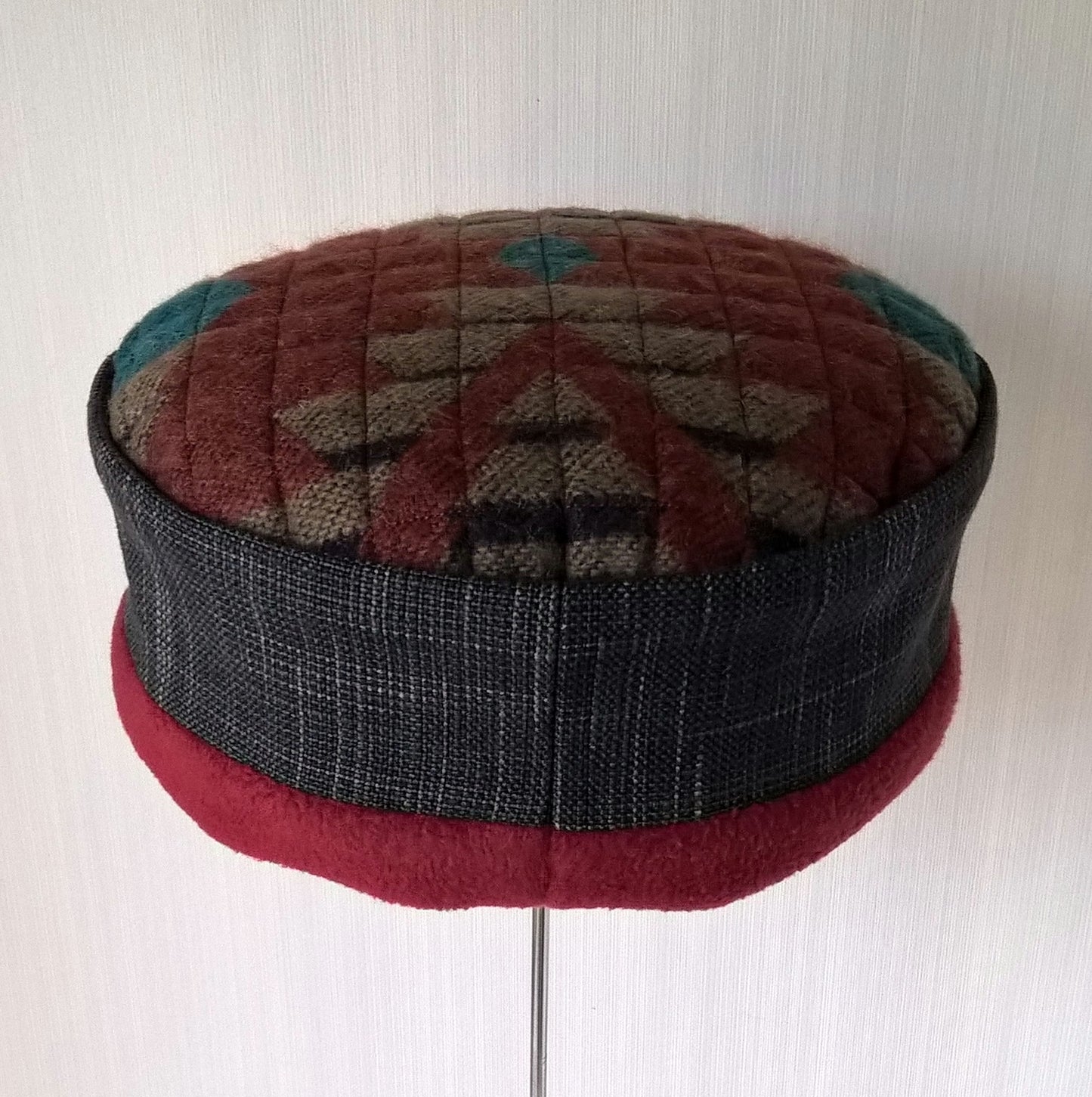 Aztec hippie hat back view