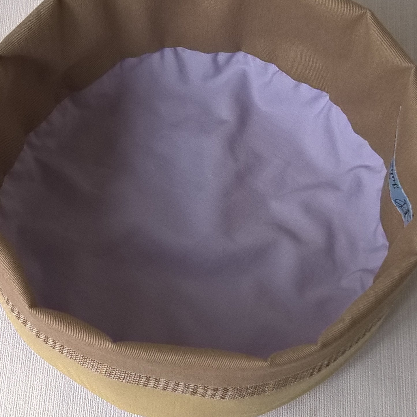 Light wool tweed smoking cap with cool cotton lining
