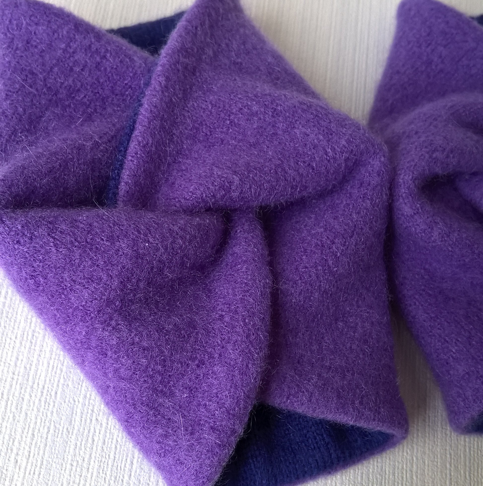 Felted cashmere wrist warmers