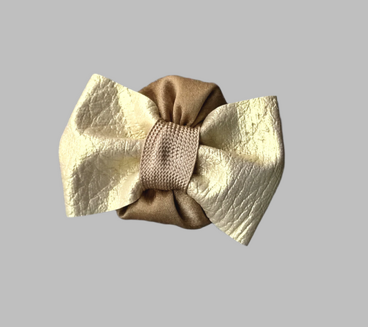 Ivory Bow Tie Boutonniere Groom Accessory,
