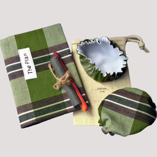 Gardeners Notebook and Anti Bug Cup Covers set